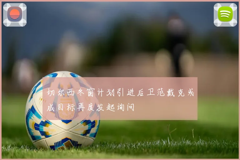 切尔西冬窗计划引进后卫范戴克或成目标再度发起询问